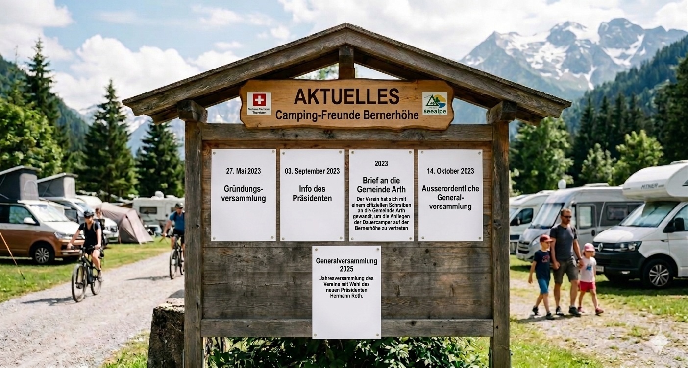 Aktuelles Infotafel Camping-Freunde